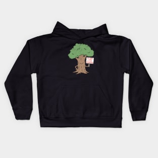 Plant More Rude Trees Kids Hoodie